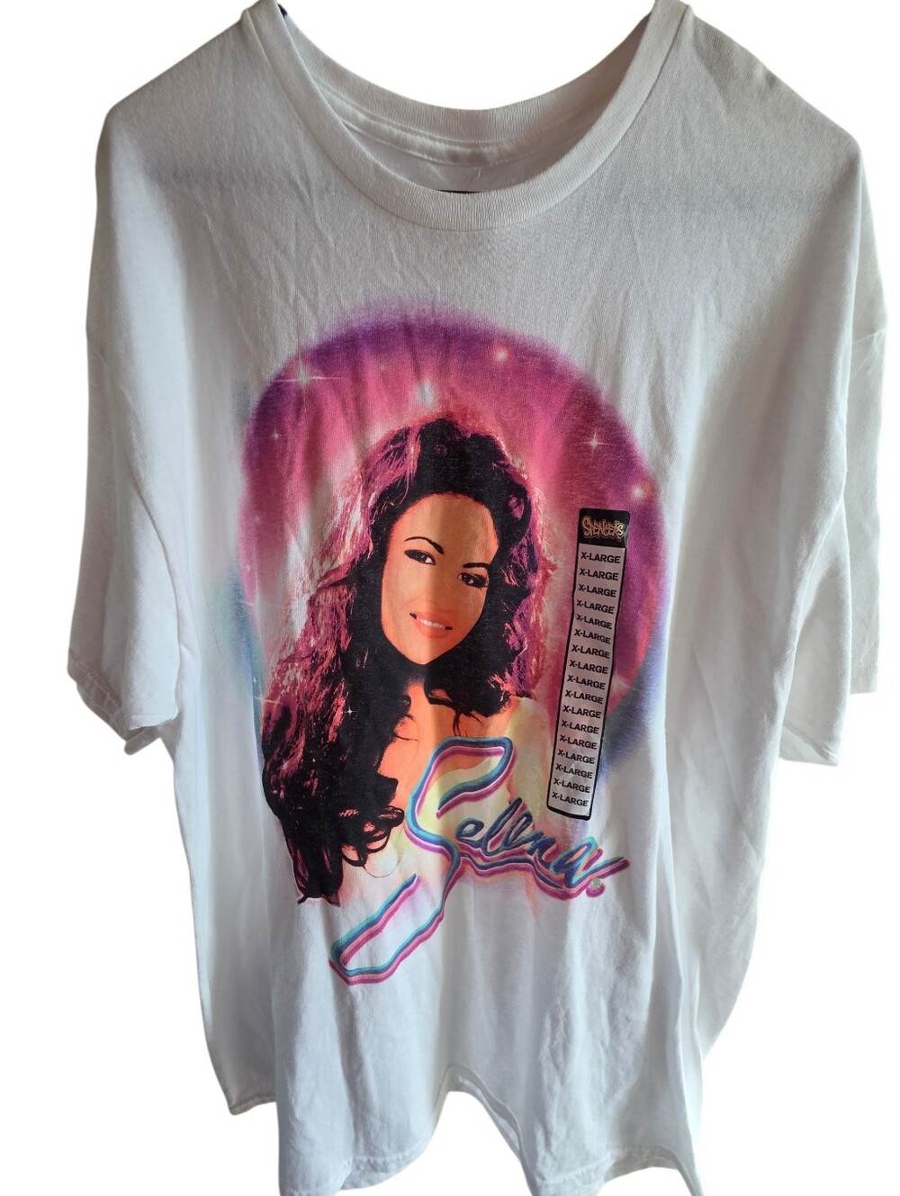 Selena White Short Sleeve Tee